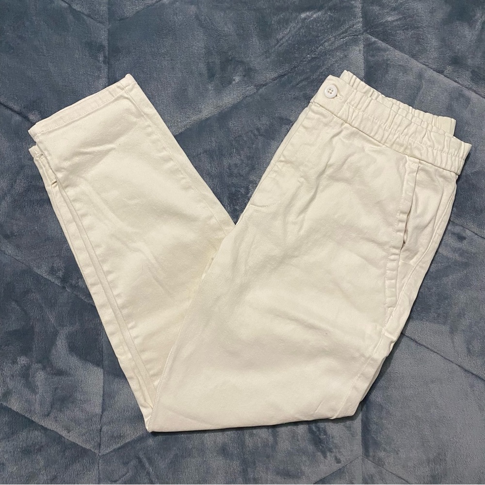 spain zara white chinos